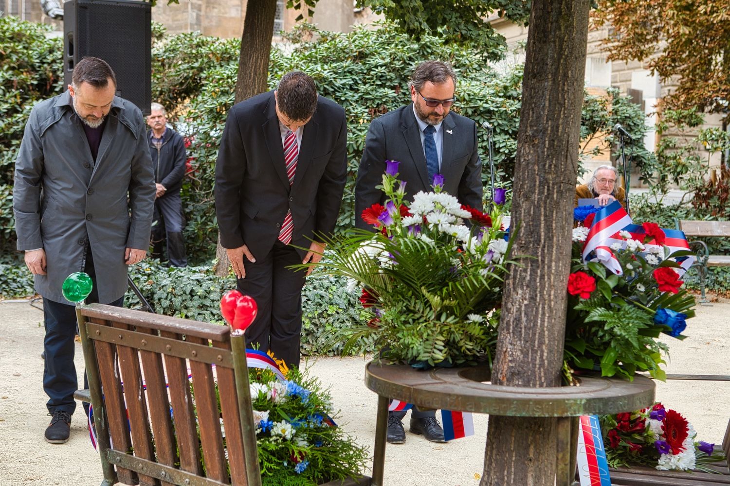 Připomenutí narození Václava Havla (foto: A. Jarošová, R. Muchka, 5.10.2021)