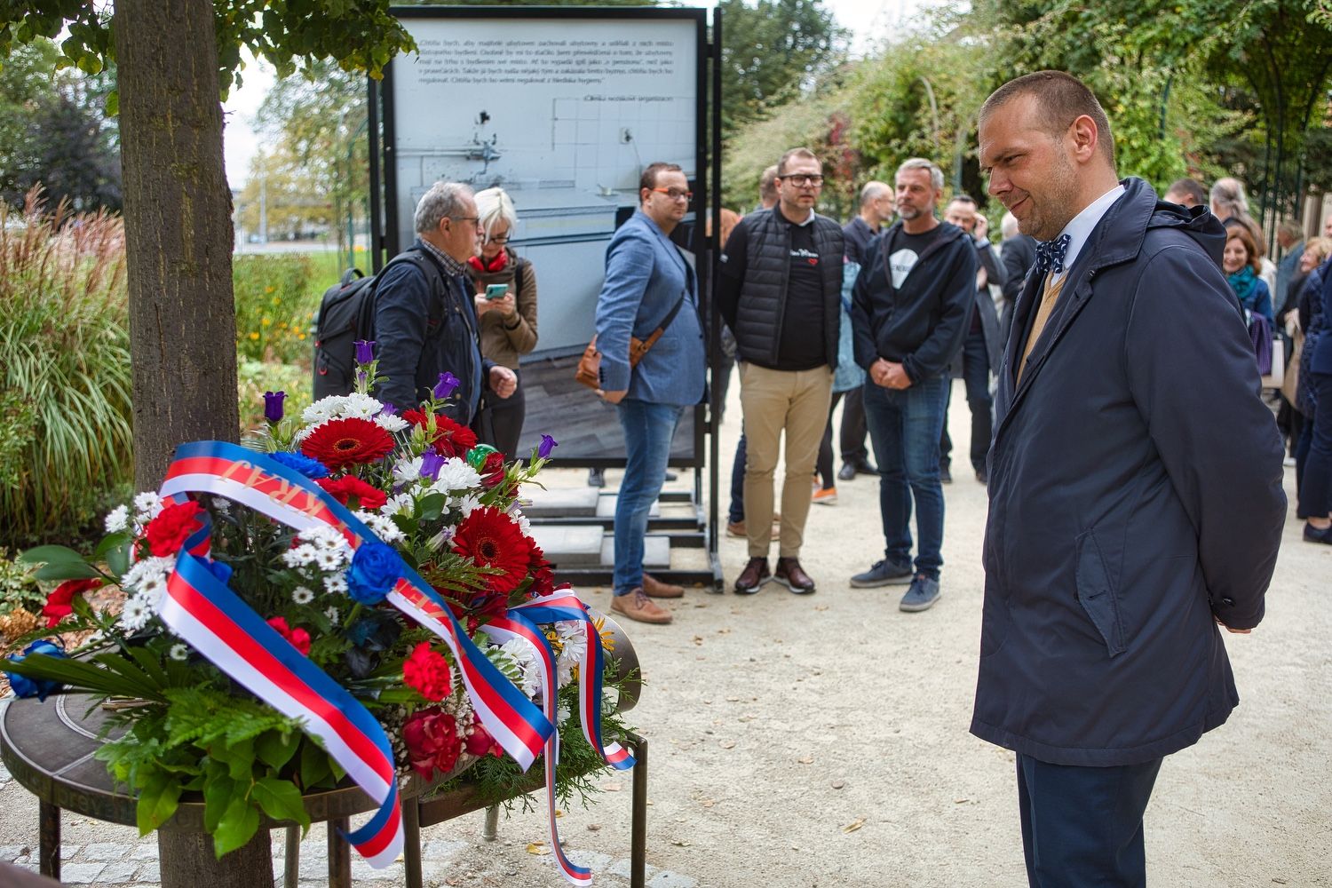 Připomenutí narození Václava Havla (foto: A. Jarošová, R. Muchka, 5.10.2021)