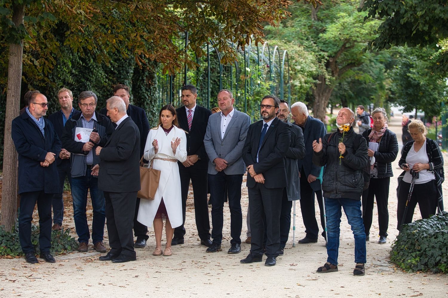 Připomenutí narození Václava Havla (foto: A. Jarošová, R. Muchka, 5.10.2021)