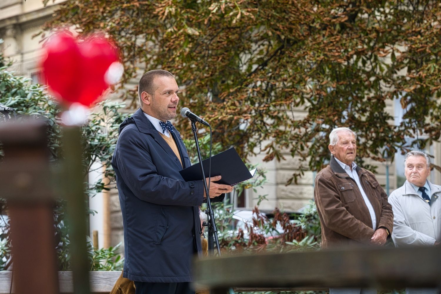 Připomenutí narození Václava Havla (foto: A. Jarošová, R. Muchka, 5.10.2021)