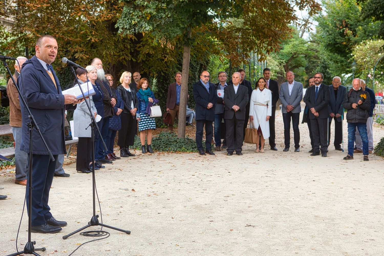 Připomenutí narození Václava Havla (foto: A. Jarošová, R. Muchka, 5.10.2021)