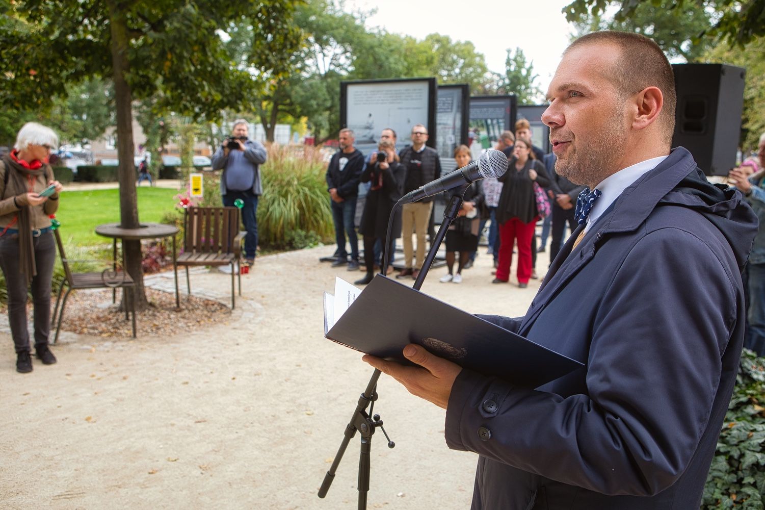 Připomenutí narození Václava Havla (foto: A. Jarošová, R. Muchka, 5.10.2021)