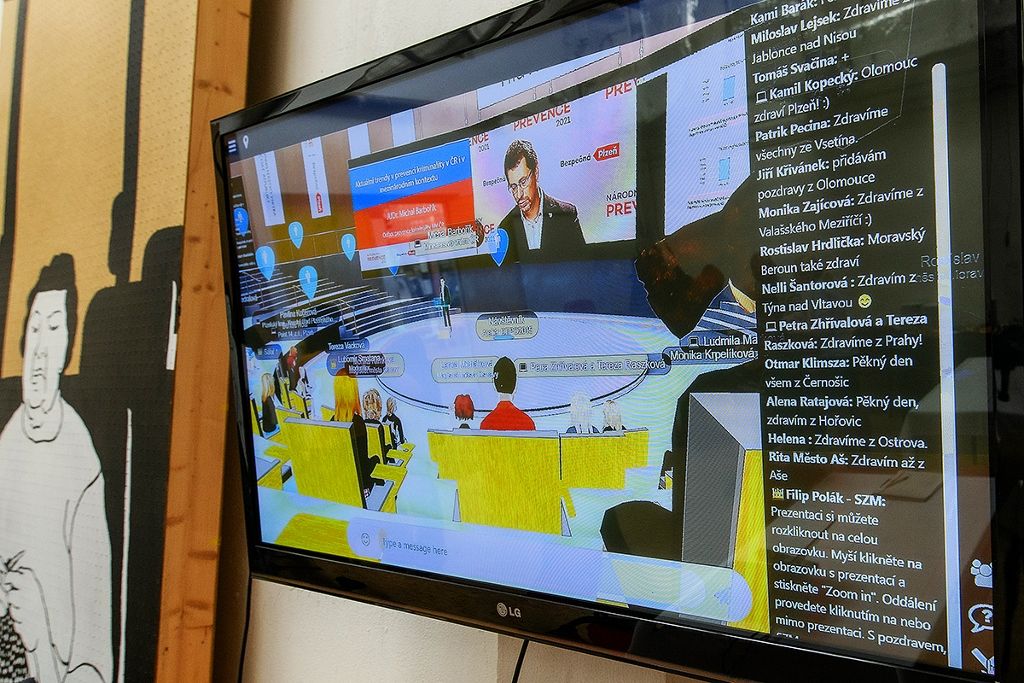 Plzeň hostila Národní dny prevence, připravila je v 3D prostředí (foto: M.Chaloupka/E.Barborková,7.10.2021)