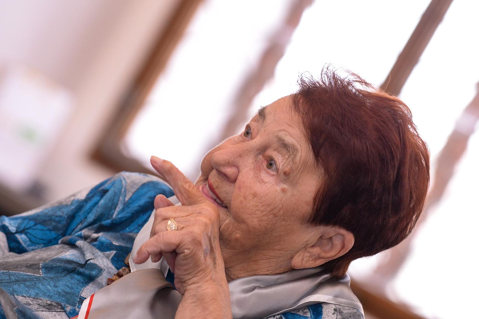 Primátor Martin Baxa se setkal s básnířkou a spisovatelkou Karlou Erbovou (foto: M. Pecuch, 14.10.2021)