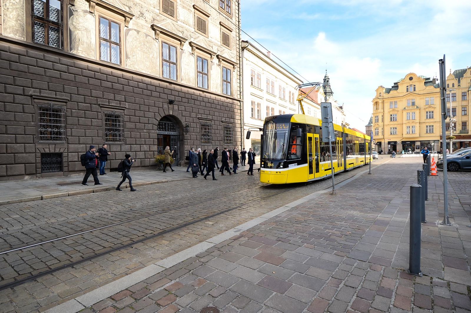 Nová tramvaj pro Plzeň (foto: M. Pecuch, 25.10.2021)