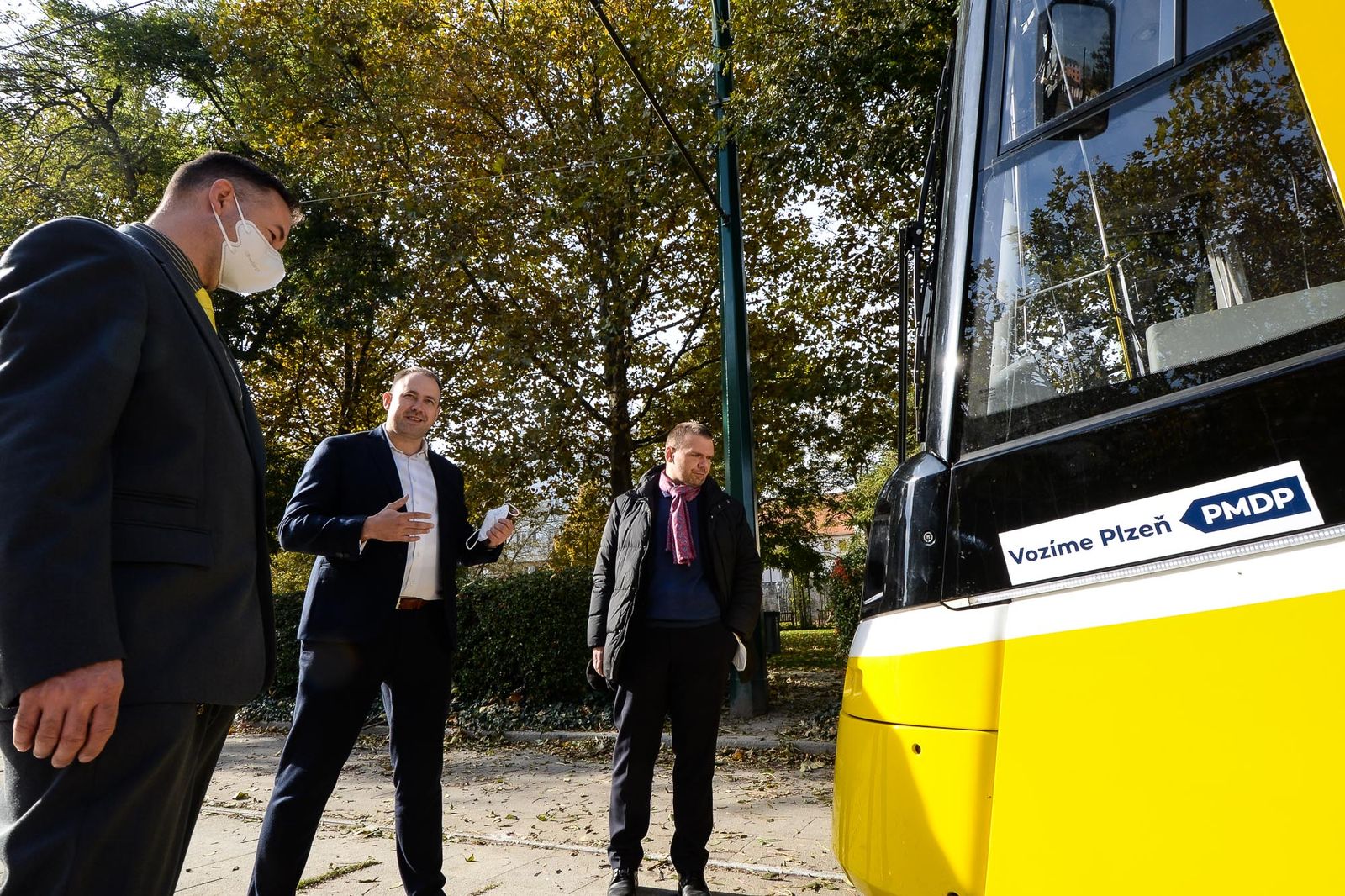 Nová tramvaj pro Plzeň (foto: M. Pecuch, 25.10.2021)