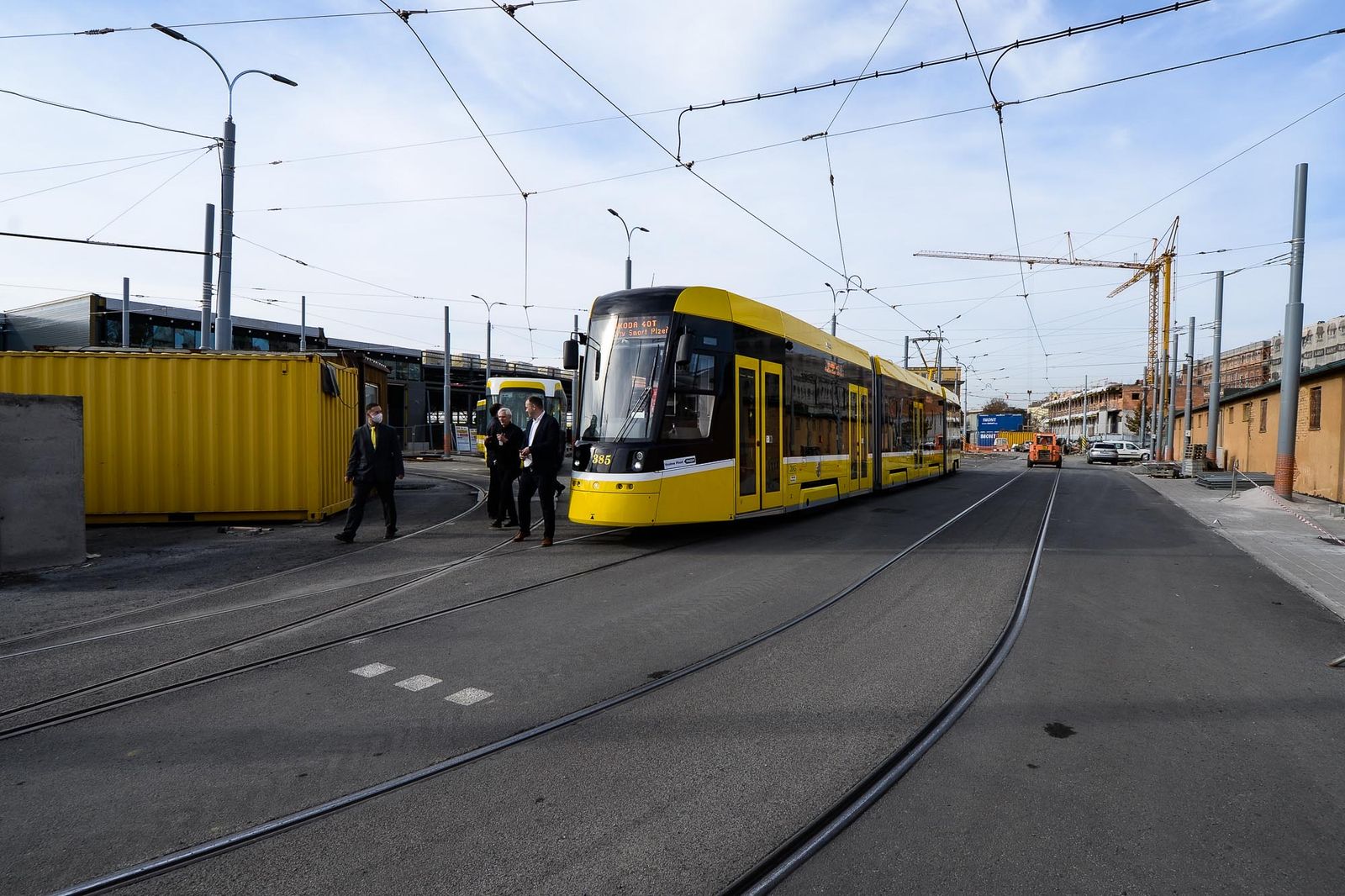 Nová tramvaj pro Plzeň (foto: M. Pecuch, 25.10.2021)