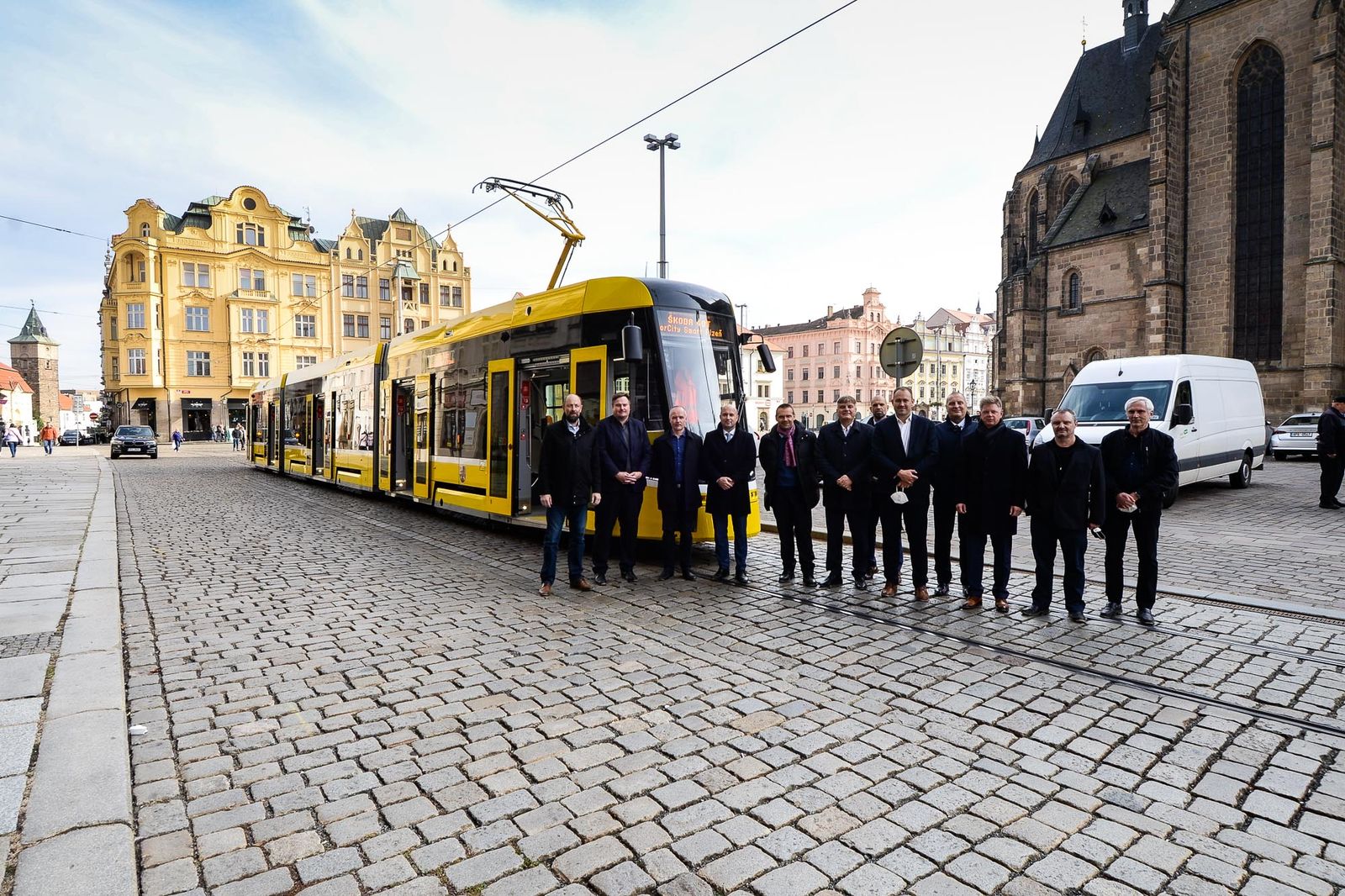 Nová tramvaj pro Plzeň (foto: M. Pecuch, 25.10.2021)