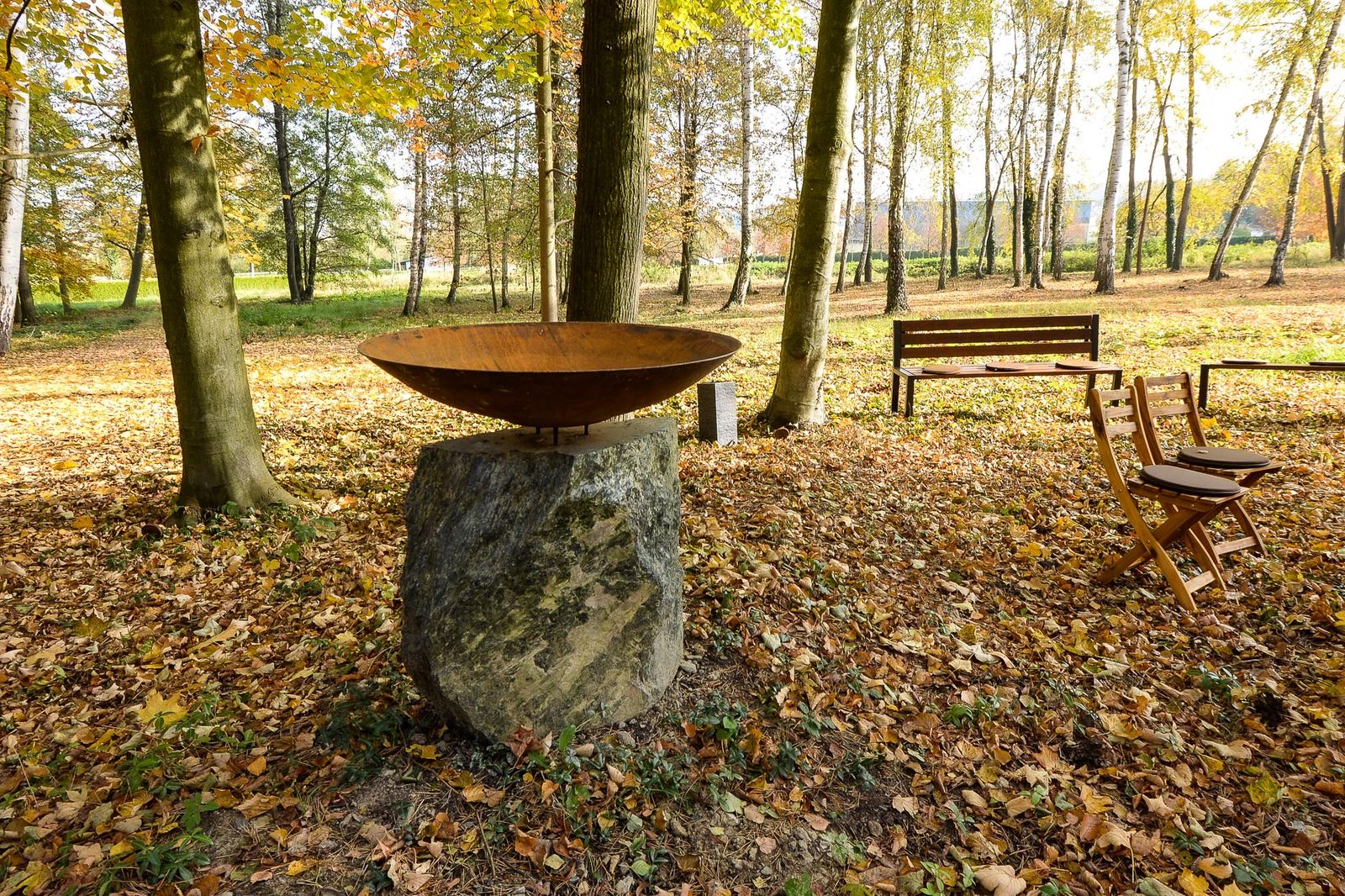 Plzeň nabízí nový způsob pohřbívání, na Ústředním hřbitově lze ostatky uložit ke kořenům (foto: M. Pecuch, 26.10.2021)