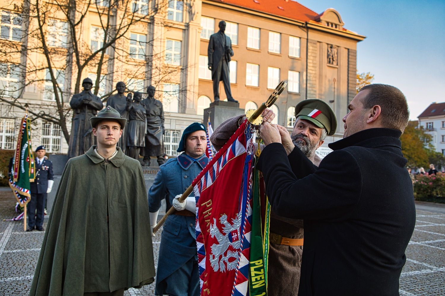 Plzeň slavila vznik republiky (foto: M. Chaloupka / R. Muchka, 28.10.2021)