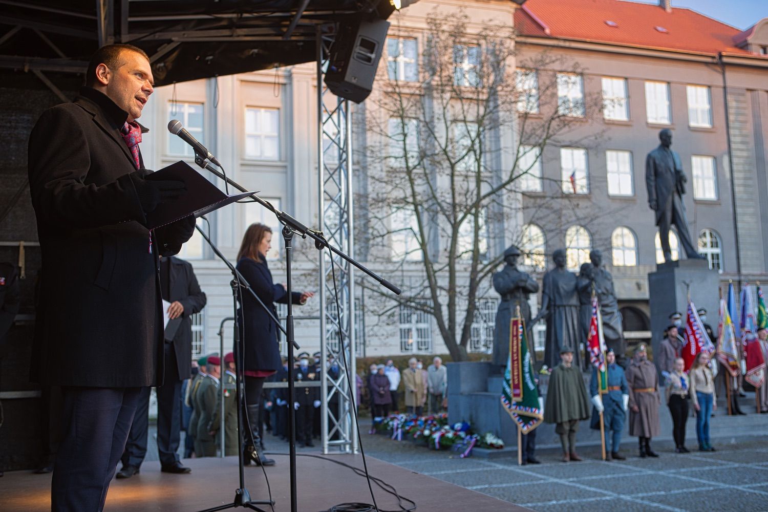 Plzeň slavila vznik republiky (foto: M. Chaloupka / R. Muchka, 28.10.2021)