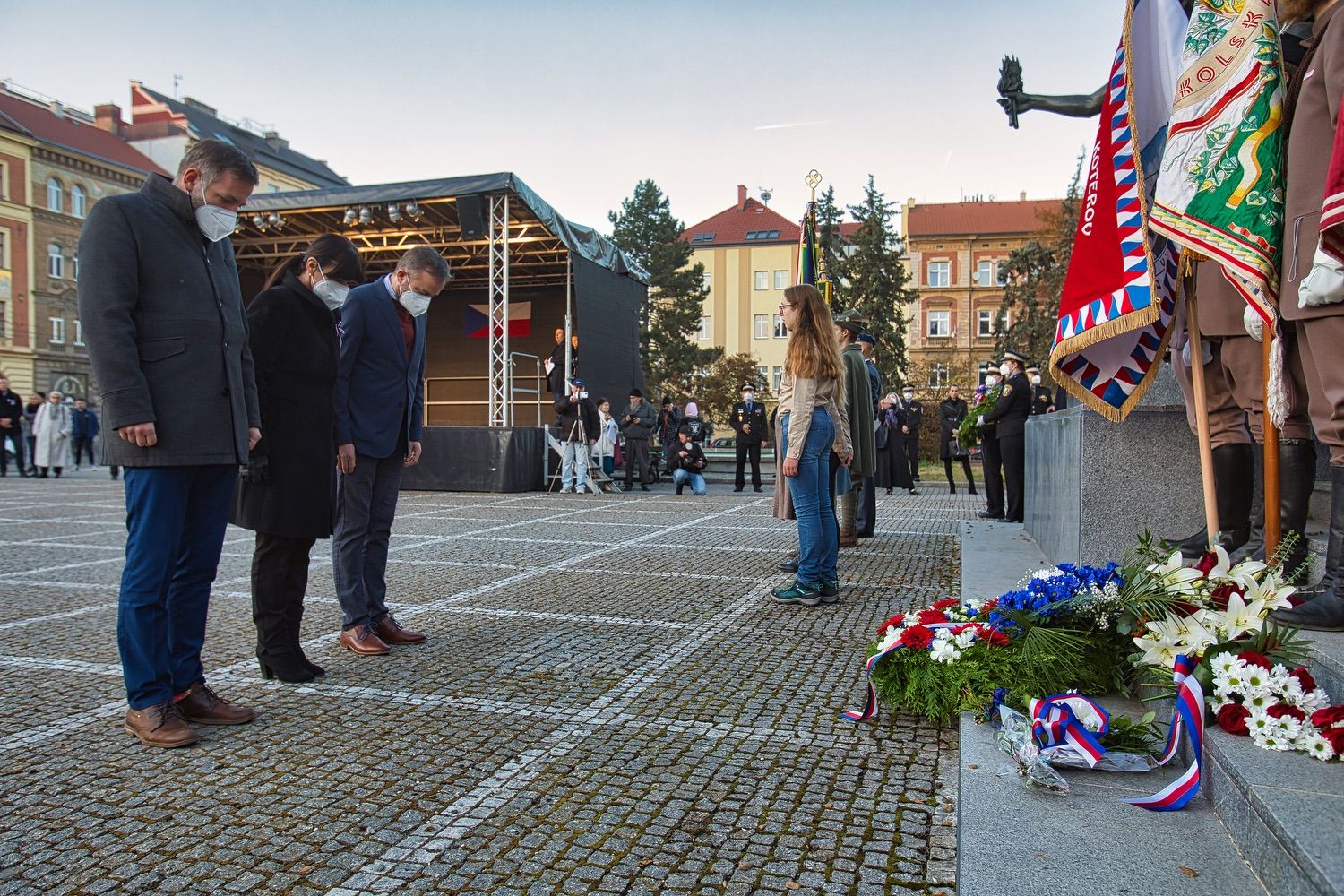 Plzeň slavila vznik republiky (foto: M. Chaloupka / R. Muchka, 28.10.2021)