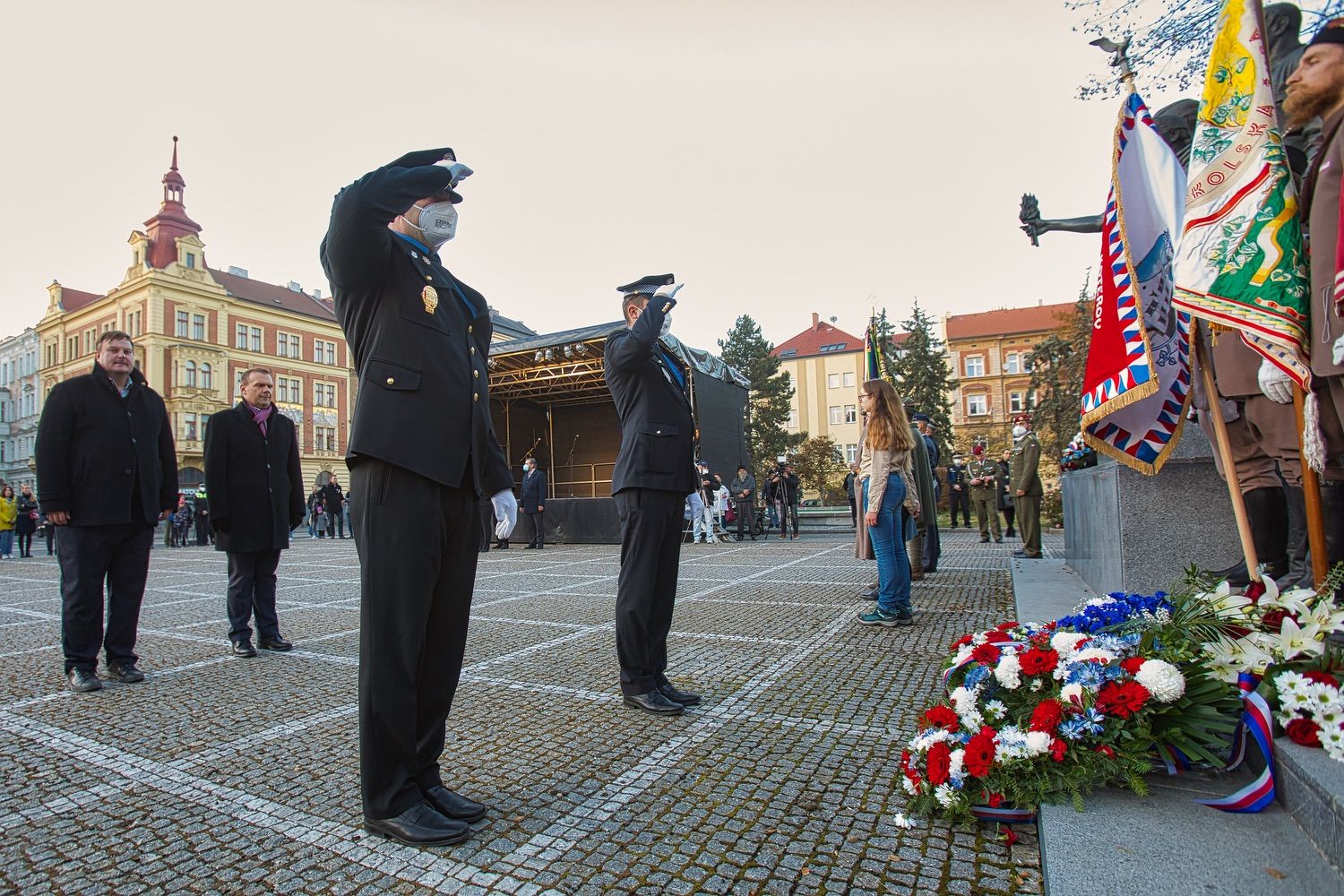 Plzeň slavila vznik republiky (foto: M. Chaloupka / R. Muchka, 28.10.2021)