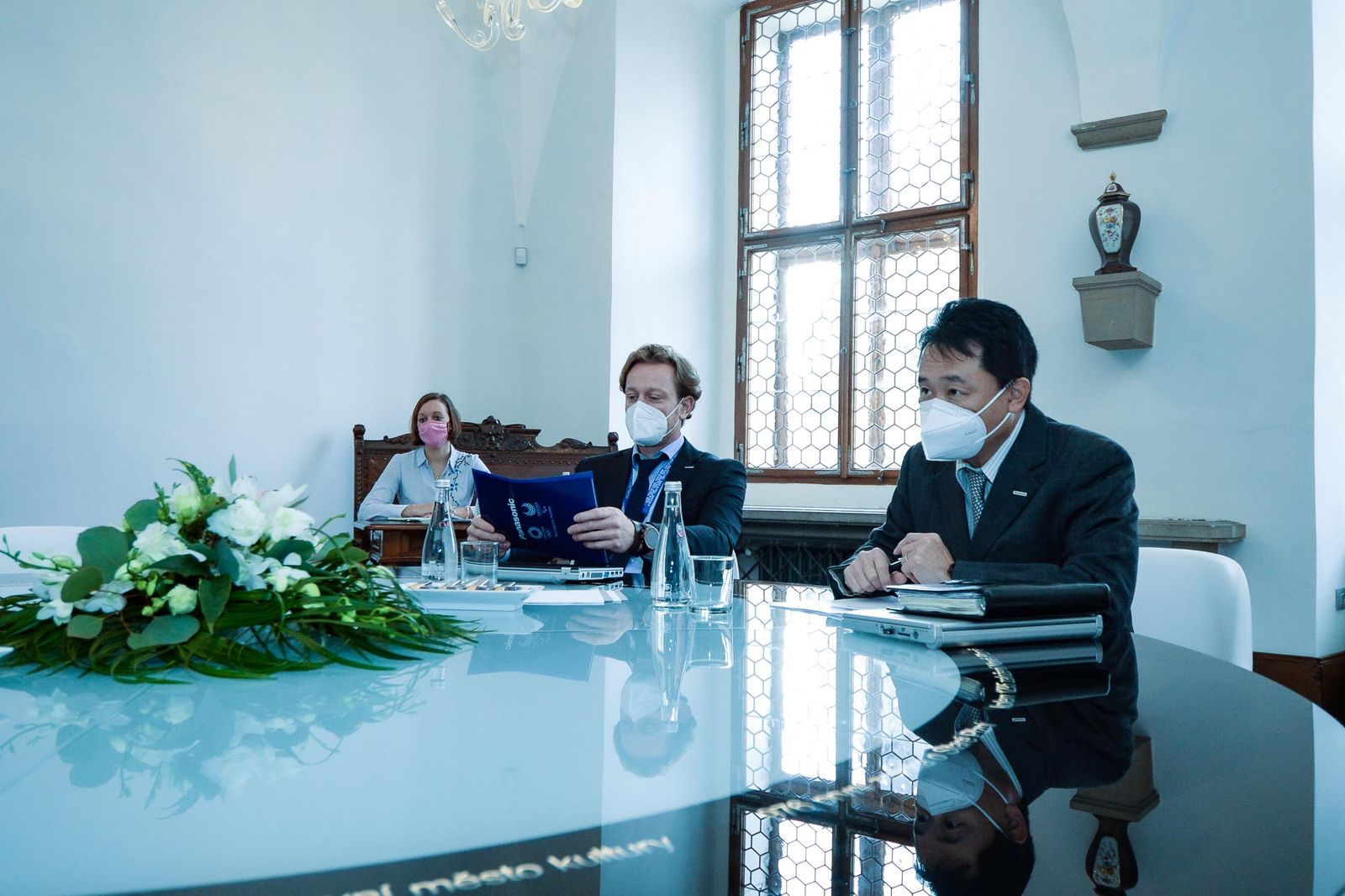 Jednání se zástupci Panasonicu (foto: M. Pecuch, 27.10.2021)