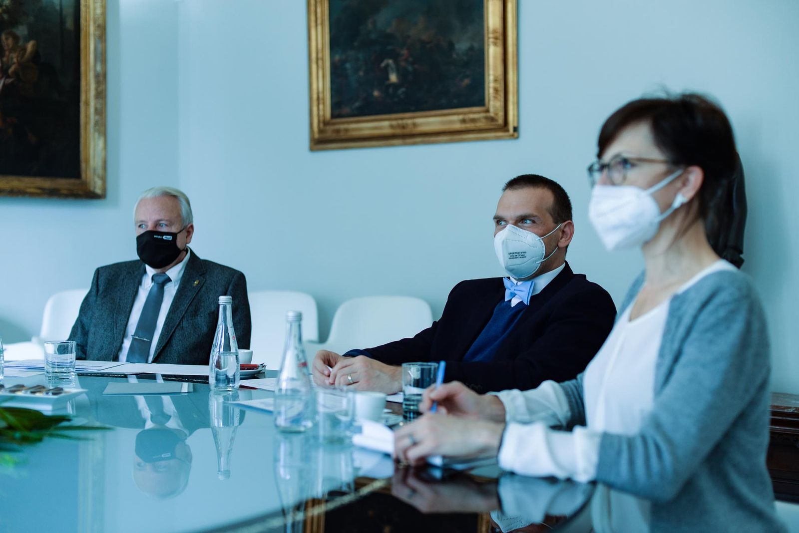 Nový ředitel Hiromichi Kamishibahara představil primátorovi Baxovi záměry společnosti Panasonic v Plzni (foto: M. Pecuch, 27.10.2021)