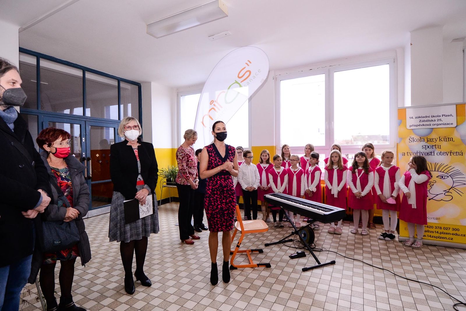 14. základní škola po rekonstrukci (foto: M. Pecuch, 4.11.2021)