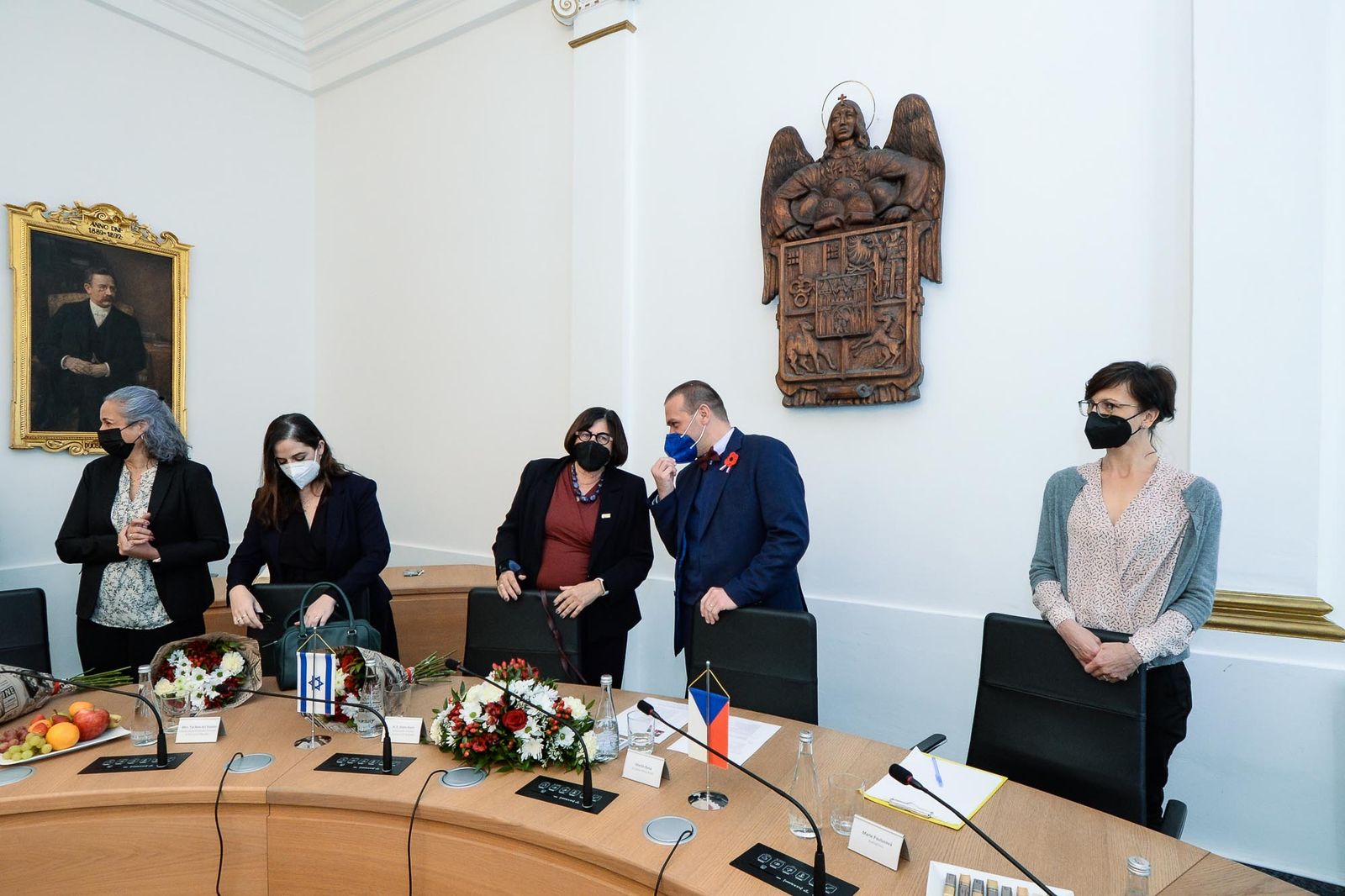 Izraelská delegace zavítala do Plzně (foto: M. Pecuch, 9.11.2021)