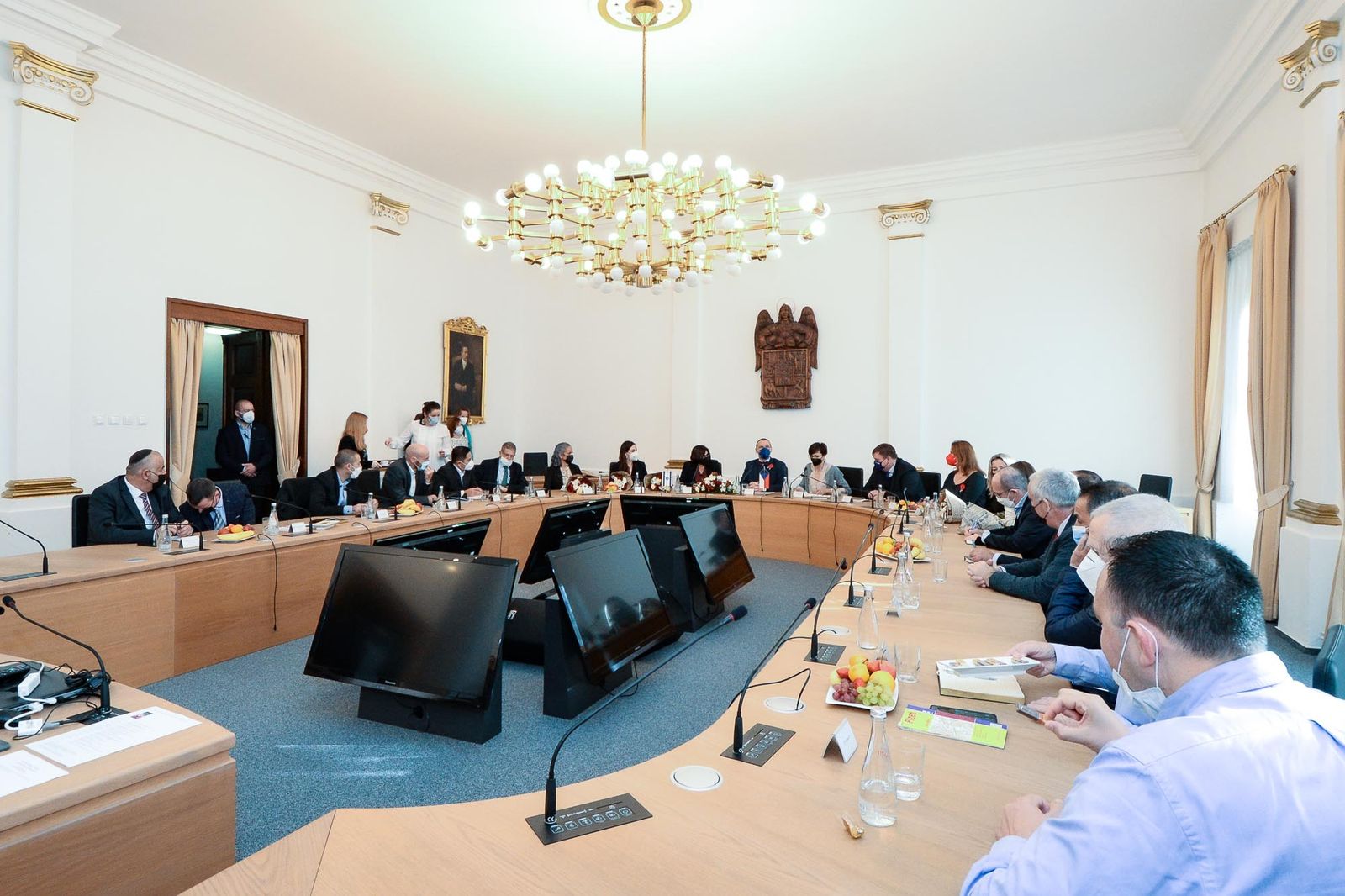 Izraelská delegace zavítala do Plzně (foto: M. Pecuch, 9.11.2021)