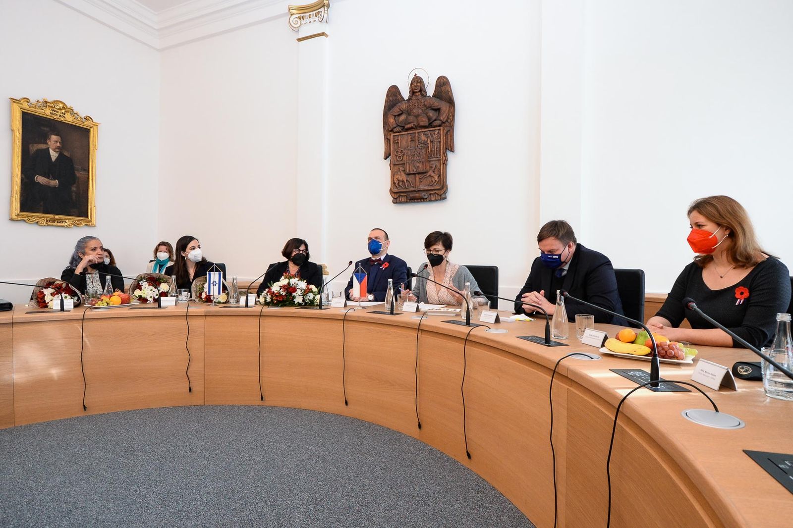 Izraelská delegace zavítala do Plzně (foto: M. Pecuch, 9.11.2021)