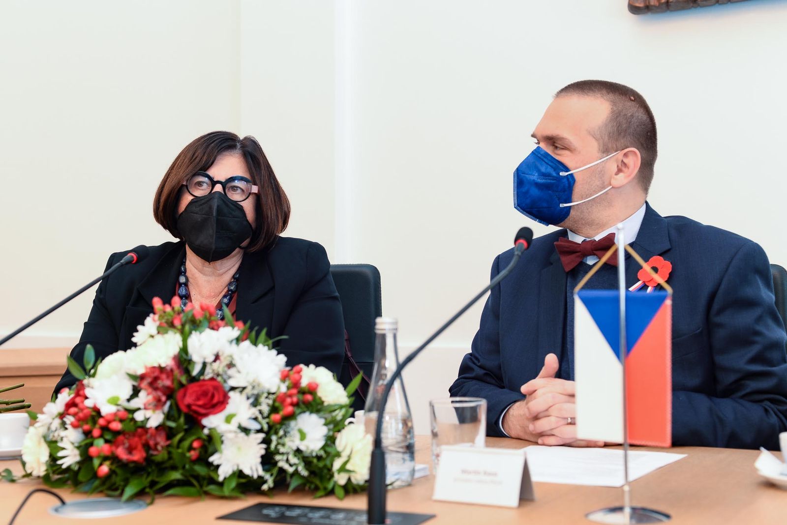 Izraelská delegace zavítala do Plzně (foto: M. Pecuch, 9.11.2021)