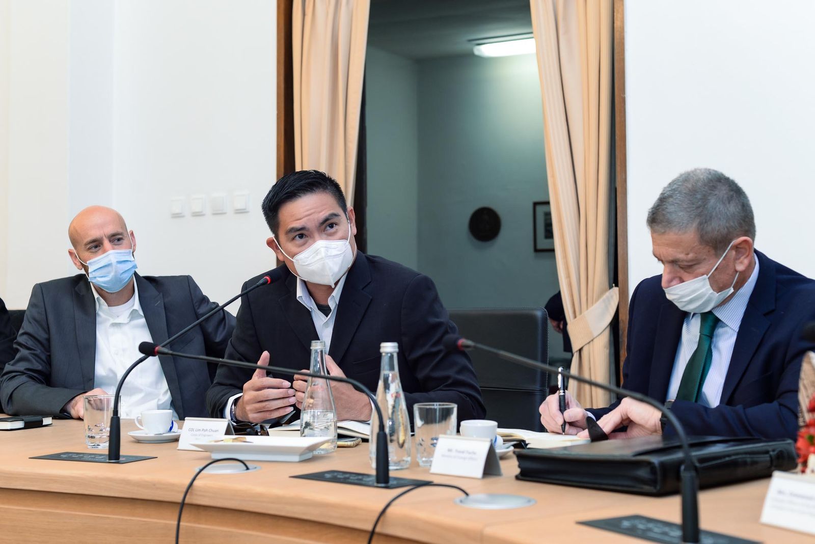 Izraelská delegace zavítala do Plzně (foto: M. Pecuch, 9.11.2021)