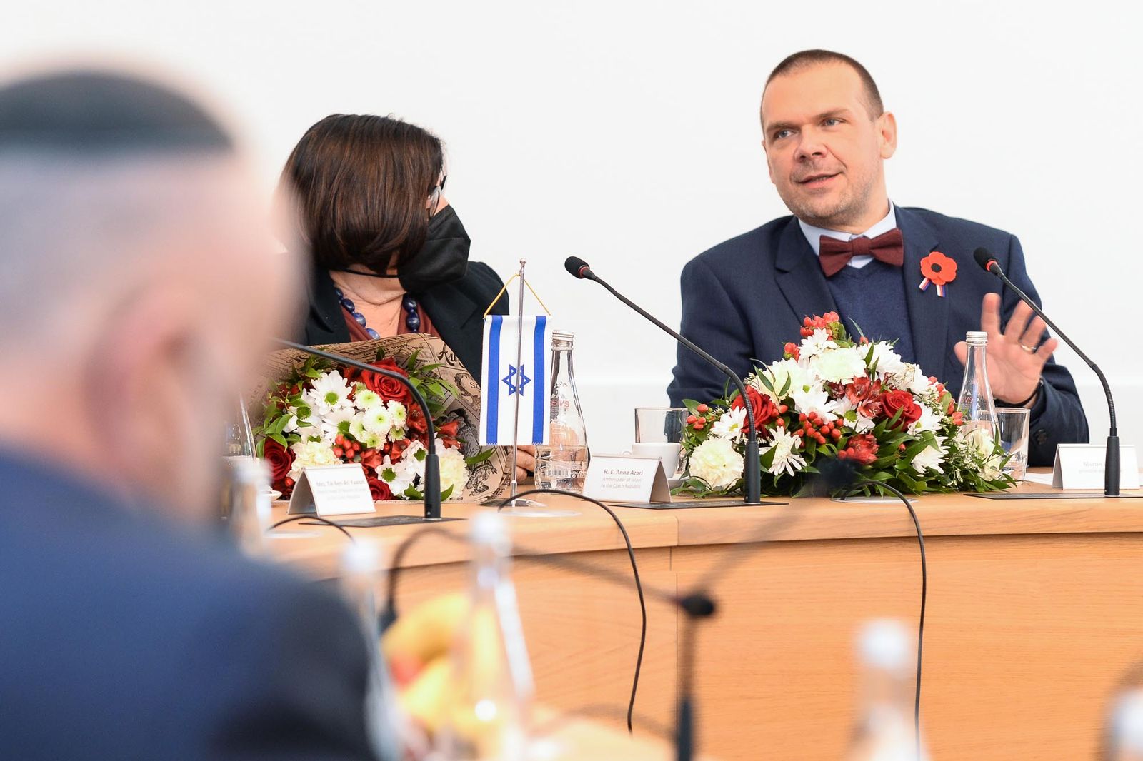 Izraelská delegace zavítala do Plzně (foto: M. Pecuch, 9.11.2021)