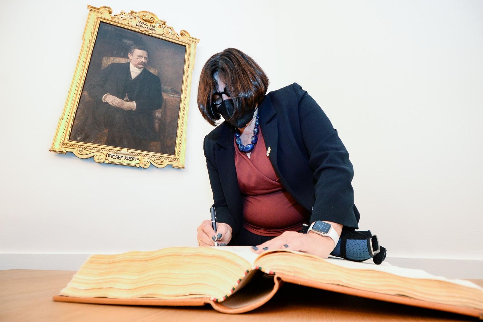 Izraelská delegace zavítala do Plzně (foto: M. Pecuch, 9.11.2021)