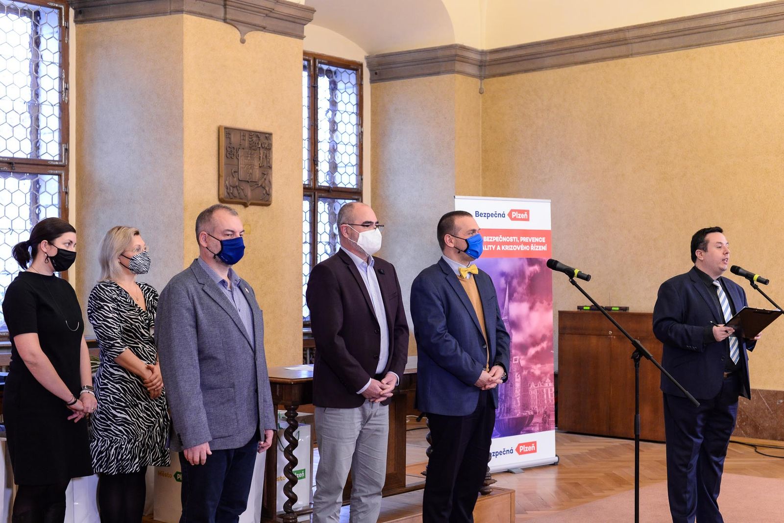 Plzeň ocenila osobnosti za mimořádné činy při záchraně lidského života a majetku (foto: M. Pecuch, 6.12.2021)