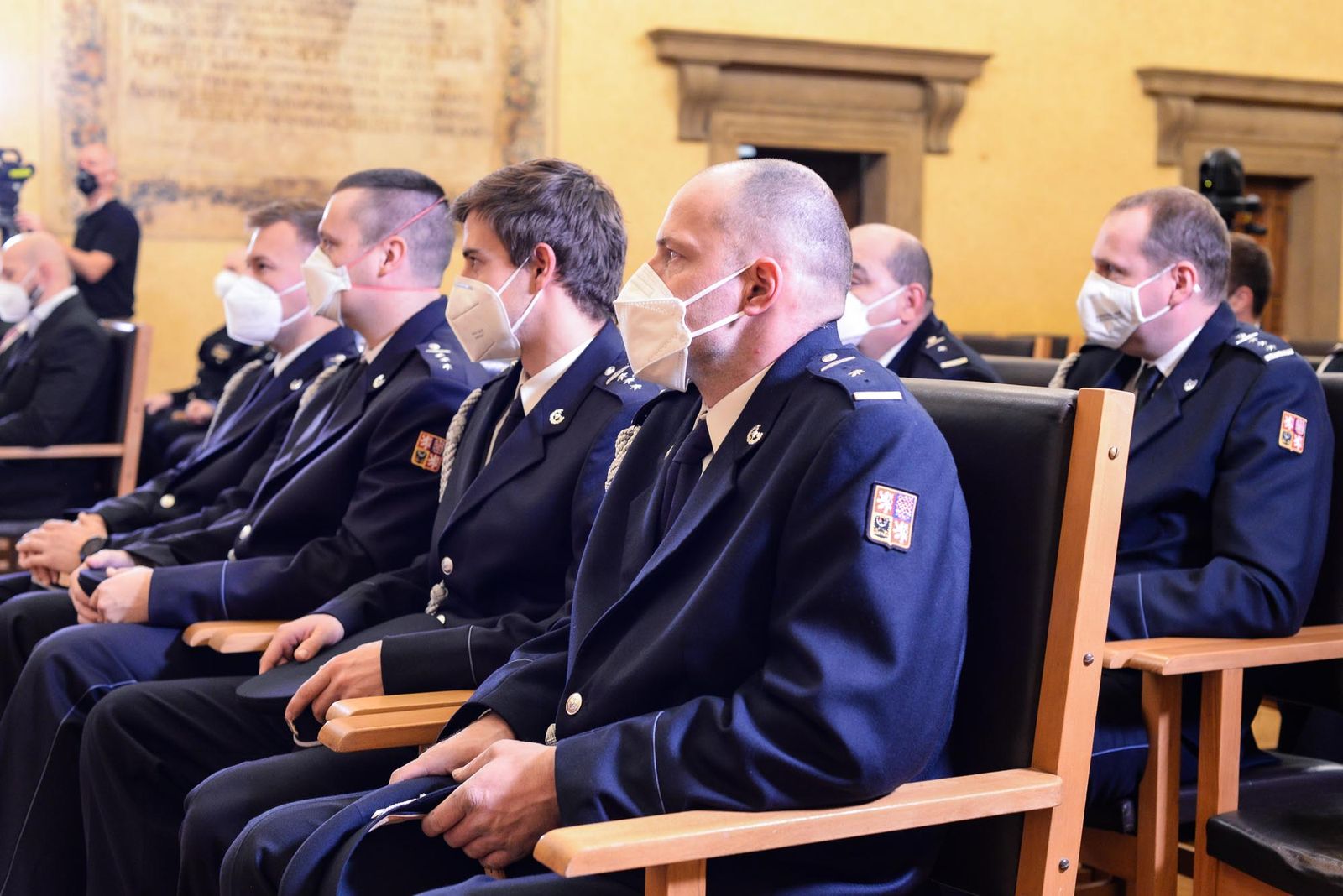 Plzeň ocenila osobnosti za mimořádné činy při záchraně lidského života a majetku (foto: M. Pecuch, 6.12.2021)