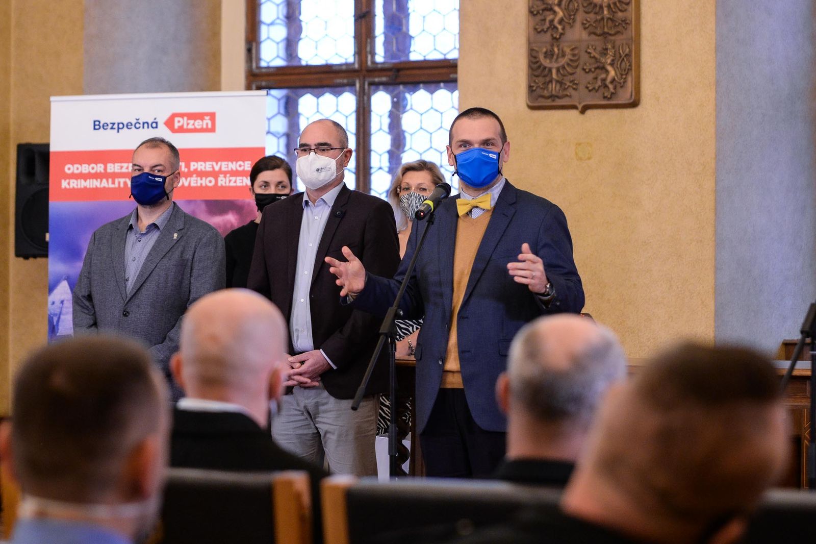 Plzeň ocenila osobnosti za mimořádné činy při záchraně lidského života a majetku (foto: M. Pecuch, 6.12.2021)