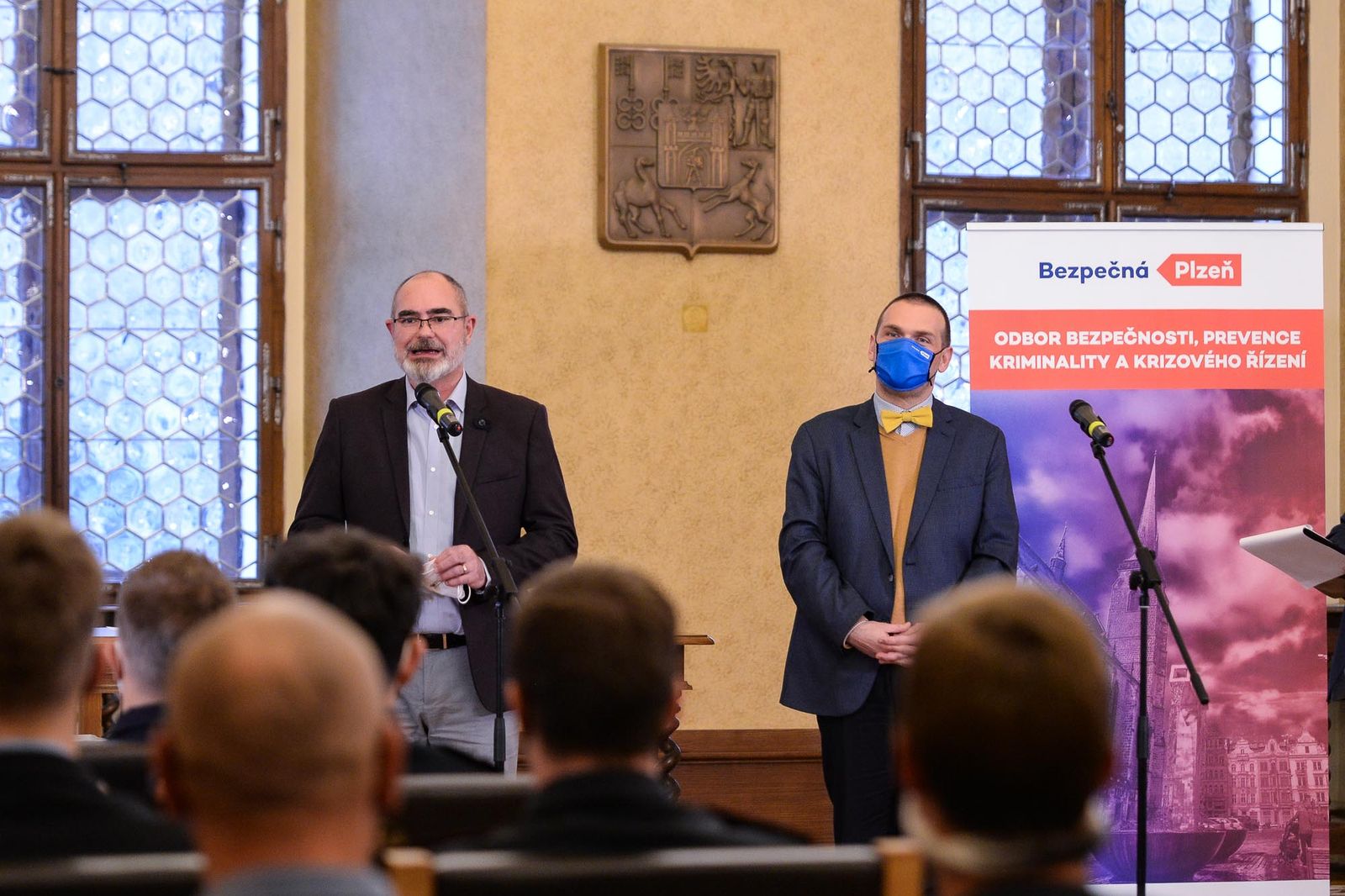 Plzeň ocenila osobnosti za mimořádné činy při záchraně lidského života a majetku (foto: M. Pecuch, 6.12.2021)