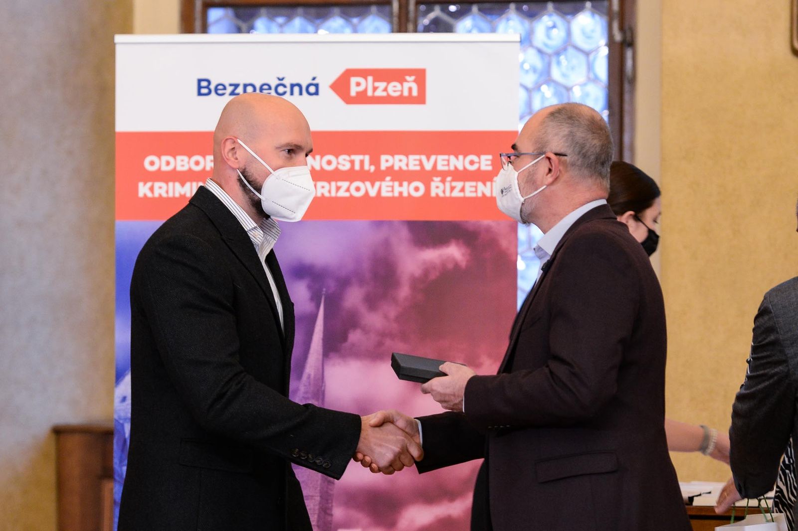 Plzeň ocenila osobnosti za mimořádné činy při záchraně lidského života a majetku (foto: M. Pecuch, 6.12.2021)