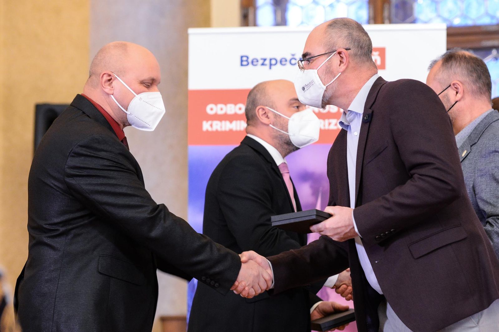 Plzeň ocenila osobnosti za mimořádné činy při záchraně lidského života a majetku (foto: M. Pecuch, 6.12.2021)