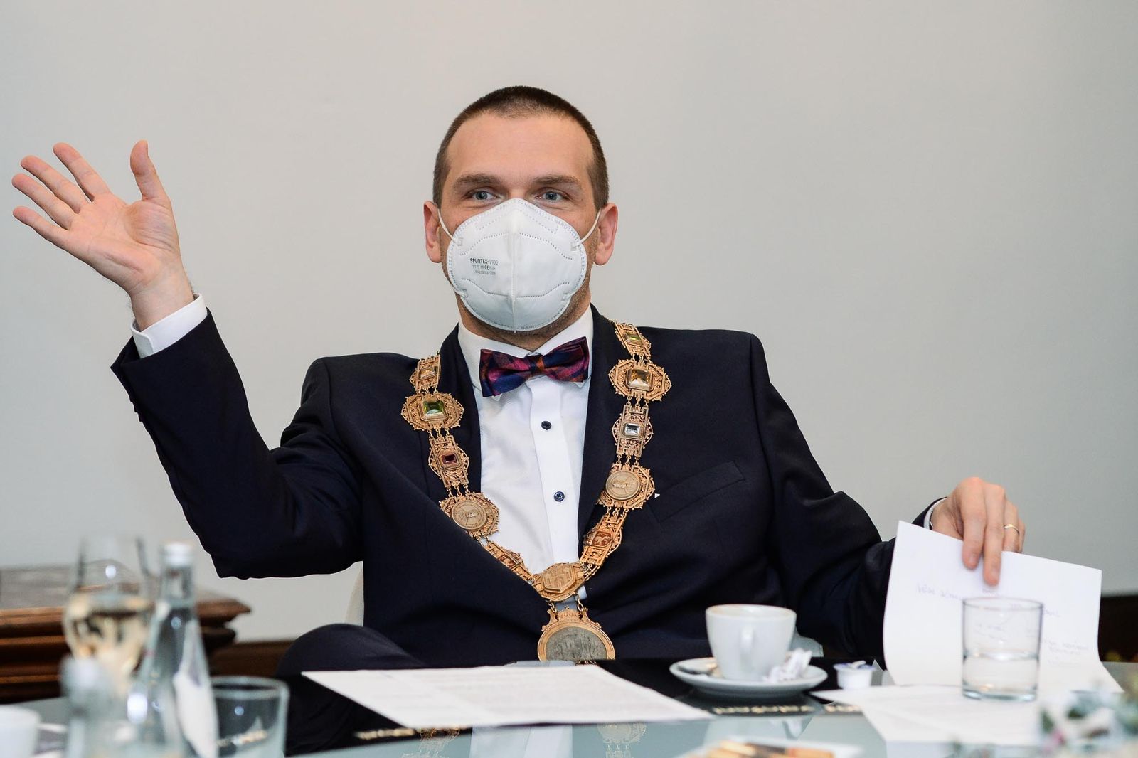 Pečeť města Plzně patří in memoriam kunsthistoričce Věře Běhalové (foto: M. Pecuch, 10.1.2022)