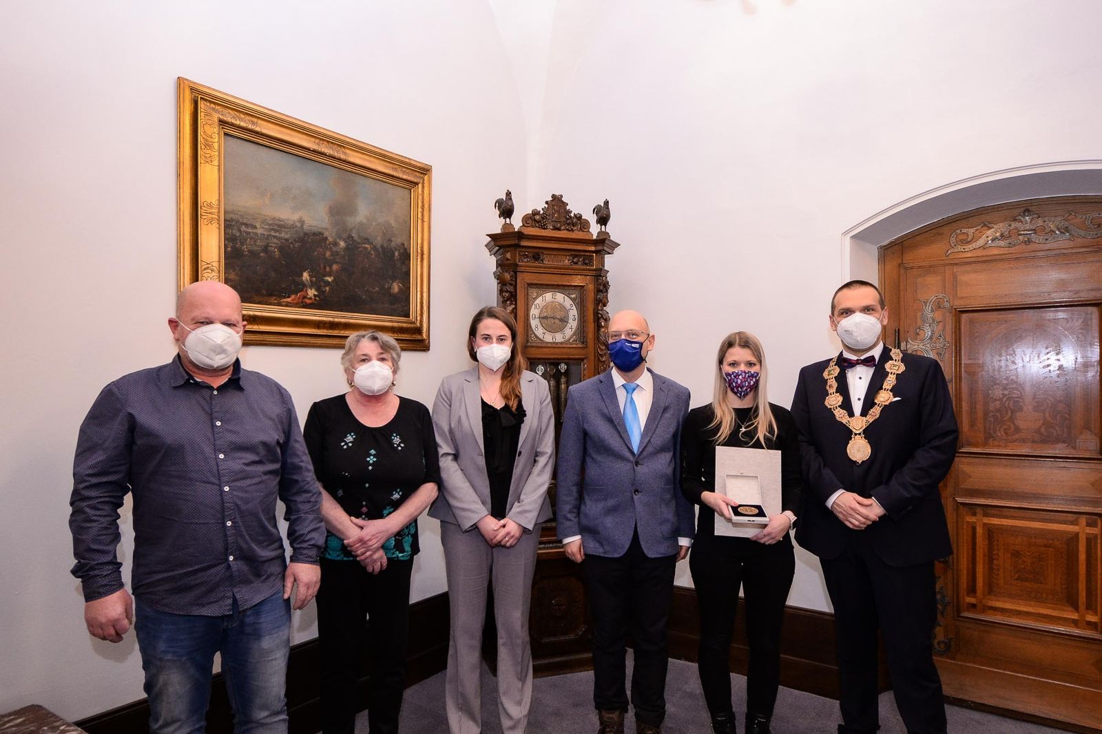 Pečeť města Plzně patří in memoriam kunsthistoričce Věře Běhalové (foto: M. Pecuch, 10.1.2022)