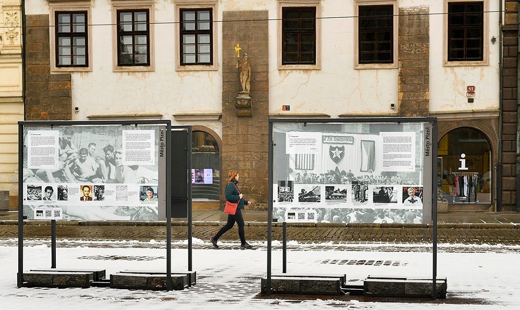 Před osmdesáti lety odvezly vlaky plzeňské Židy do Terezína - smutné výročí připomíná výstava (foto: M. Chaloupka / M. Pecuch, 10.1.2022)