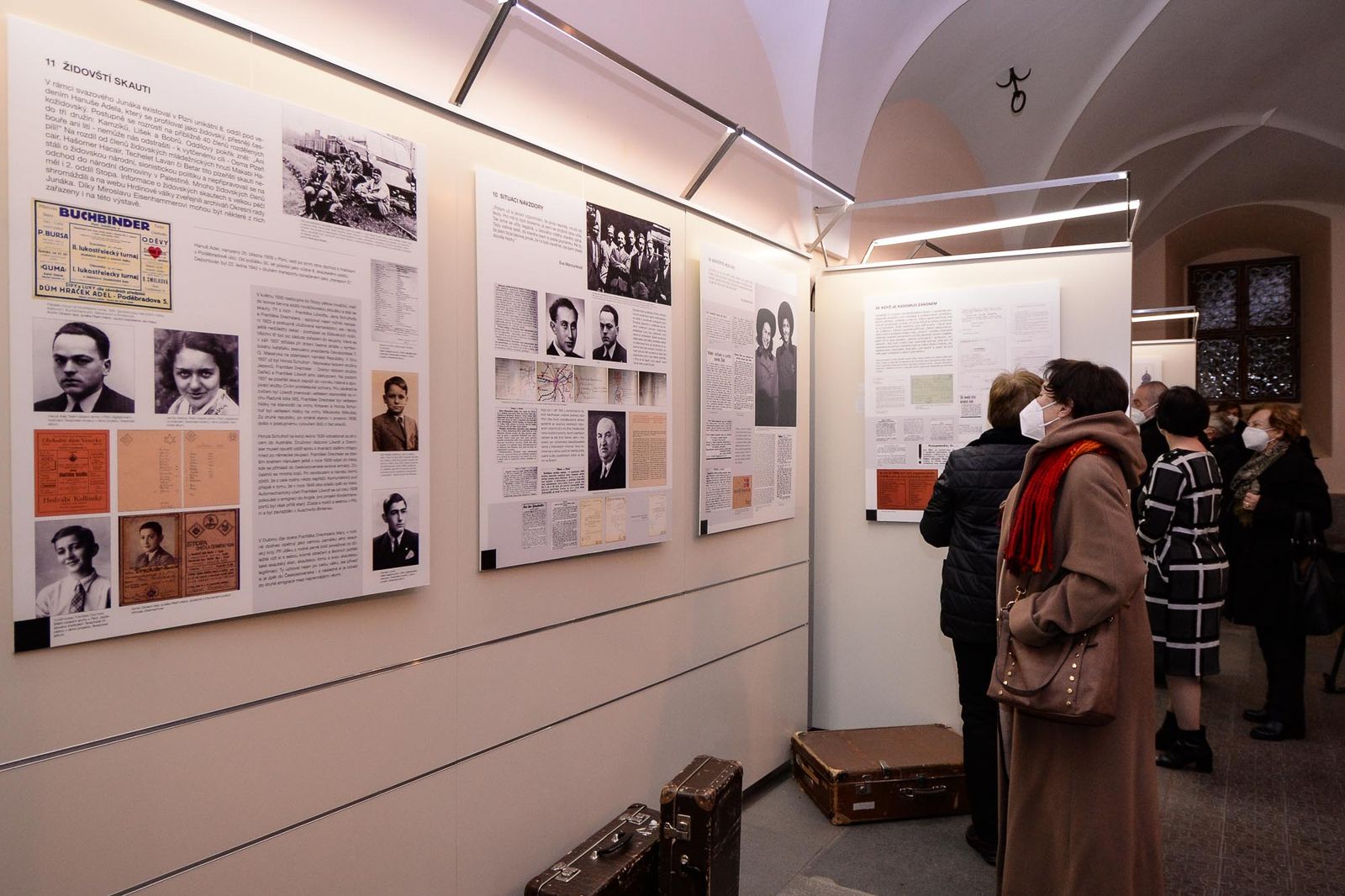 Před osmdesáti lety odvezly vlaky plzeňské Židy do Terezína - smutné výročí připomíná výstava (foto: M. Chaloupka / M. Pecuch, 10.1.2022)