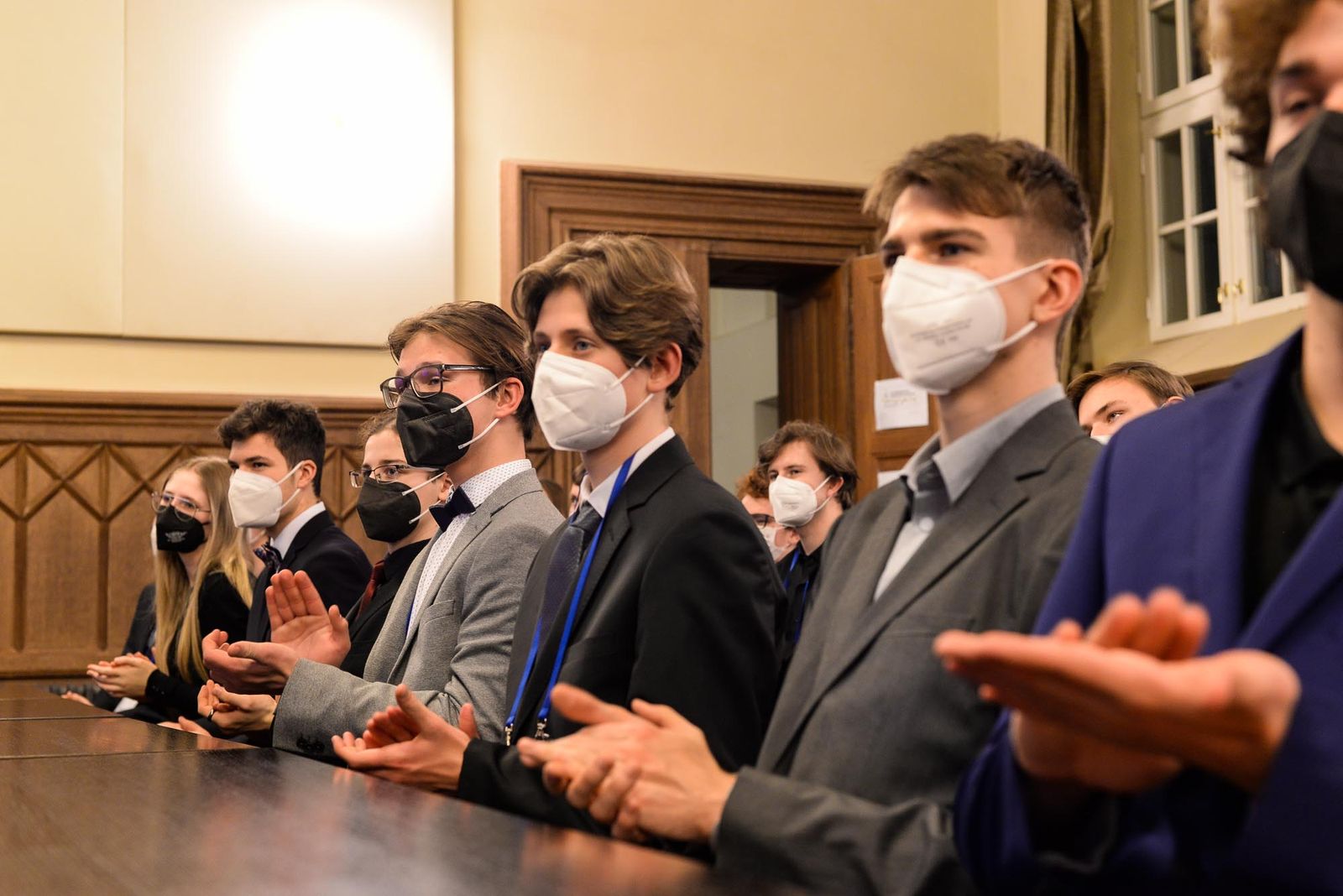 Nejlepší středoškolští chemici přijeli do Plzně utkat se v olympiádě (foto: M. Pecuch, 31.1.2022)