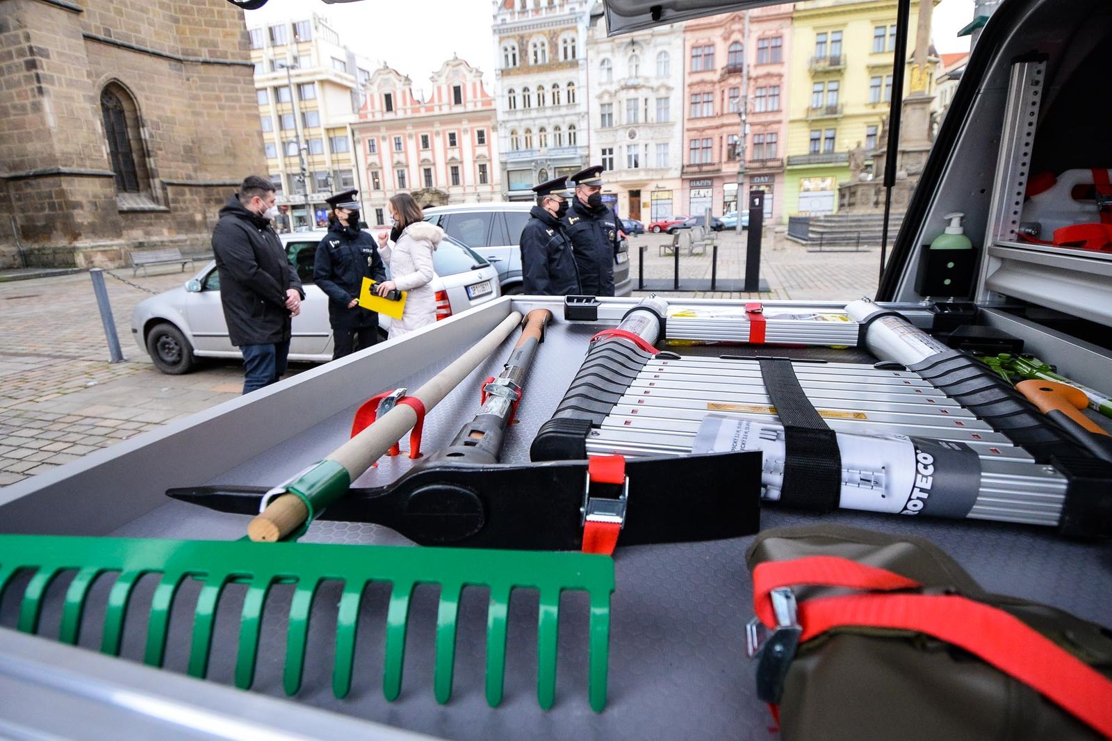 Město Plzeň poskytlo jeden milion korun na nákup nového policejního vozidla (foto: M. Pecuch, 1.2.2022)
