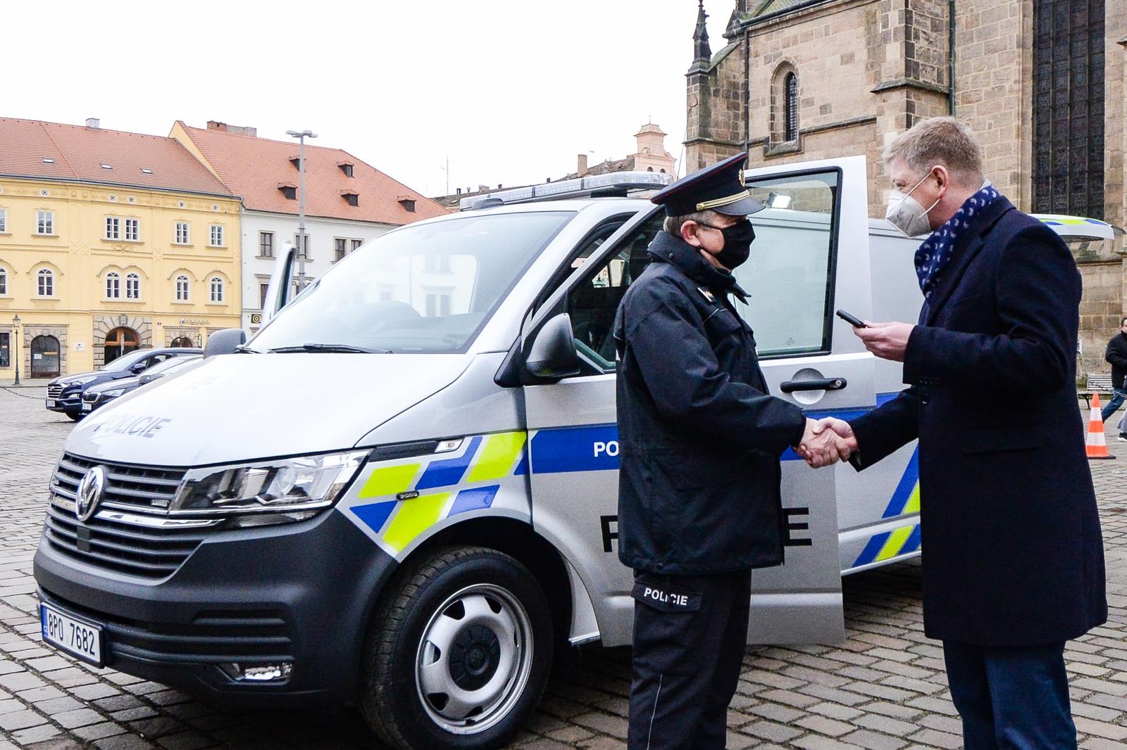 Město Plzeň poskytlo jeden milion korun na nákup nového policejního vozidla (foto: M. Pecuch, 1.2.2022)