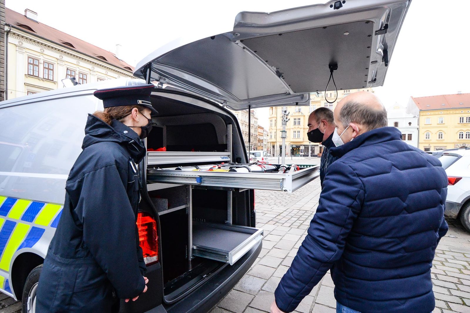 Město Plzeň poskytlo jeden milion korun na nákup nového policejního vozidla (foto: M. Pecuch, 1.2.2022)