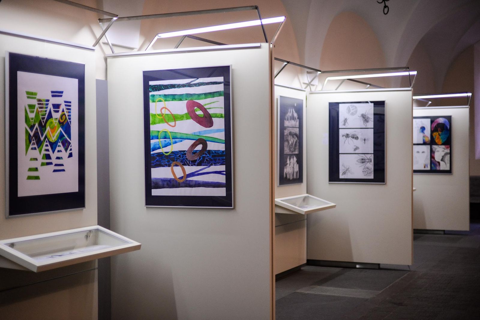 Výstava V prostoru tvorby (foto: M. Pecuch, 7.2.2022)