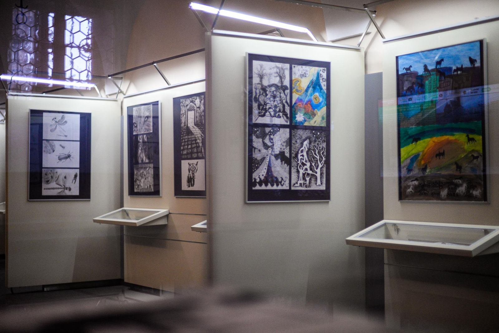 Výstava V prostoru tvorby (foto: M. Pecuch, 7.2.2022)