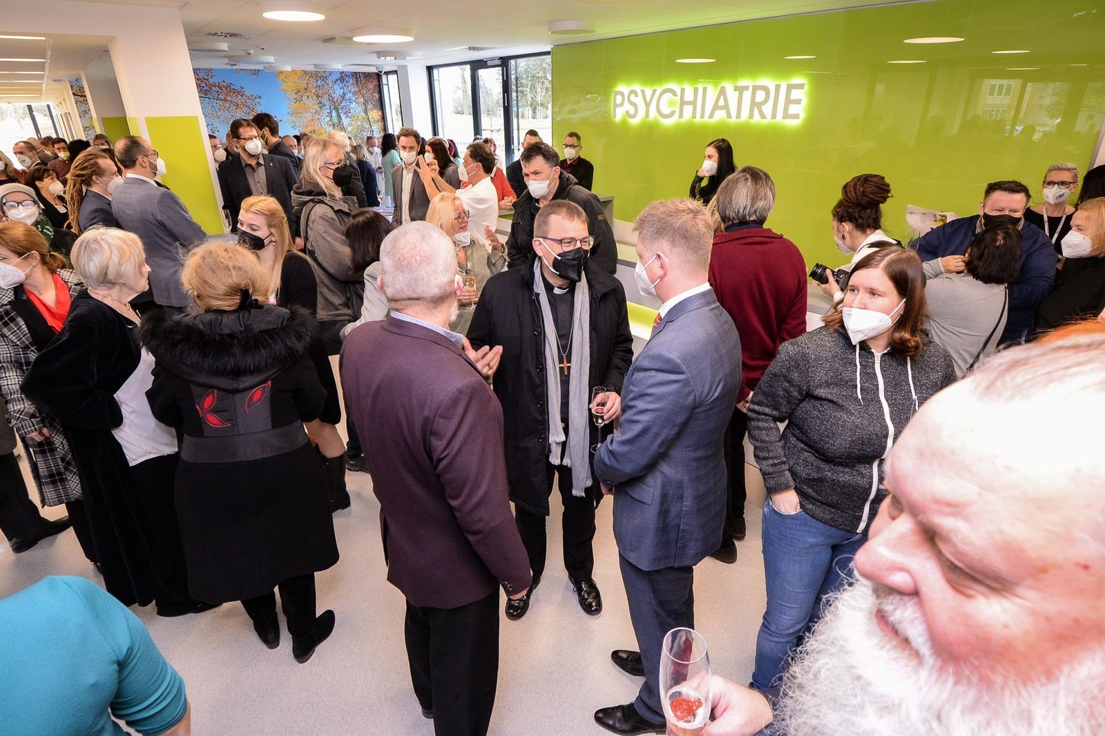 Fakultní nemocnice otevřela Psychiatrickou kliniku téměř za půl miliardy (foto: M. Pecuch, 22.2.2022)