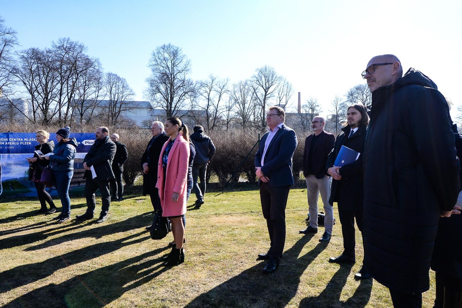 Představení projektu nového moderní zázemí tréninkového centra mládeže (foto: M. Pecuch, 9.3.2022)