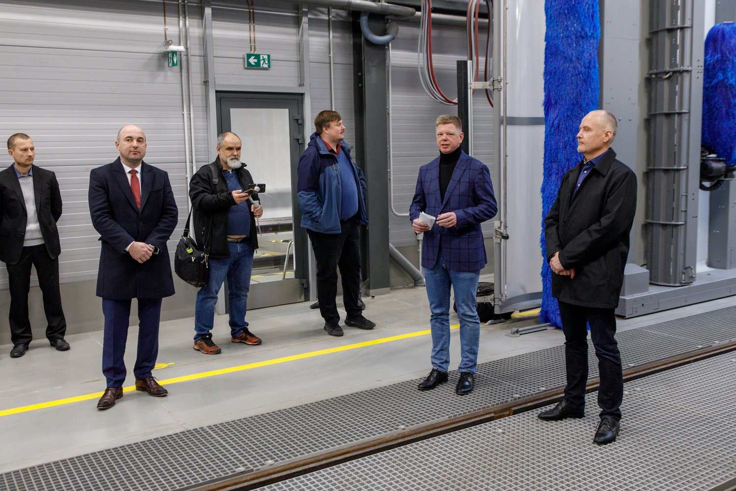 První hala nové Vozovny Slovany (foto: Vít Štaif, 7.4.2022)