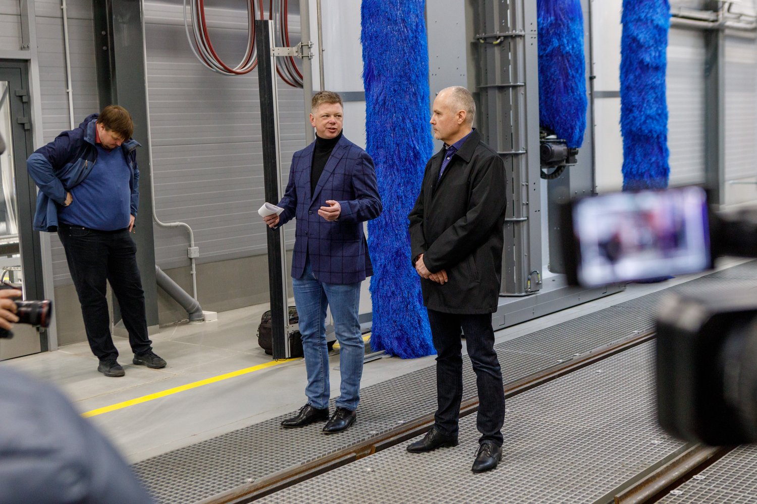 První hala nové Vozovny Slovany (foto: Vít Štaif, 7.4.2022)