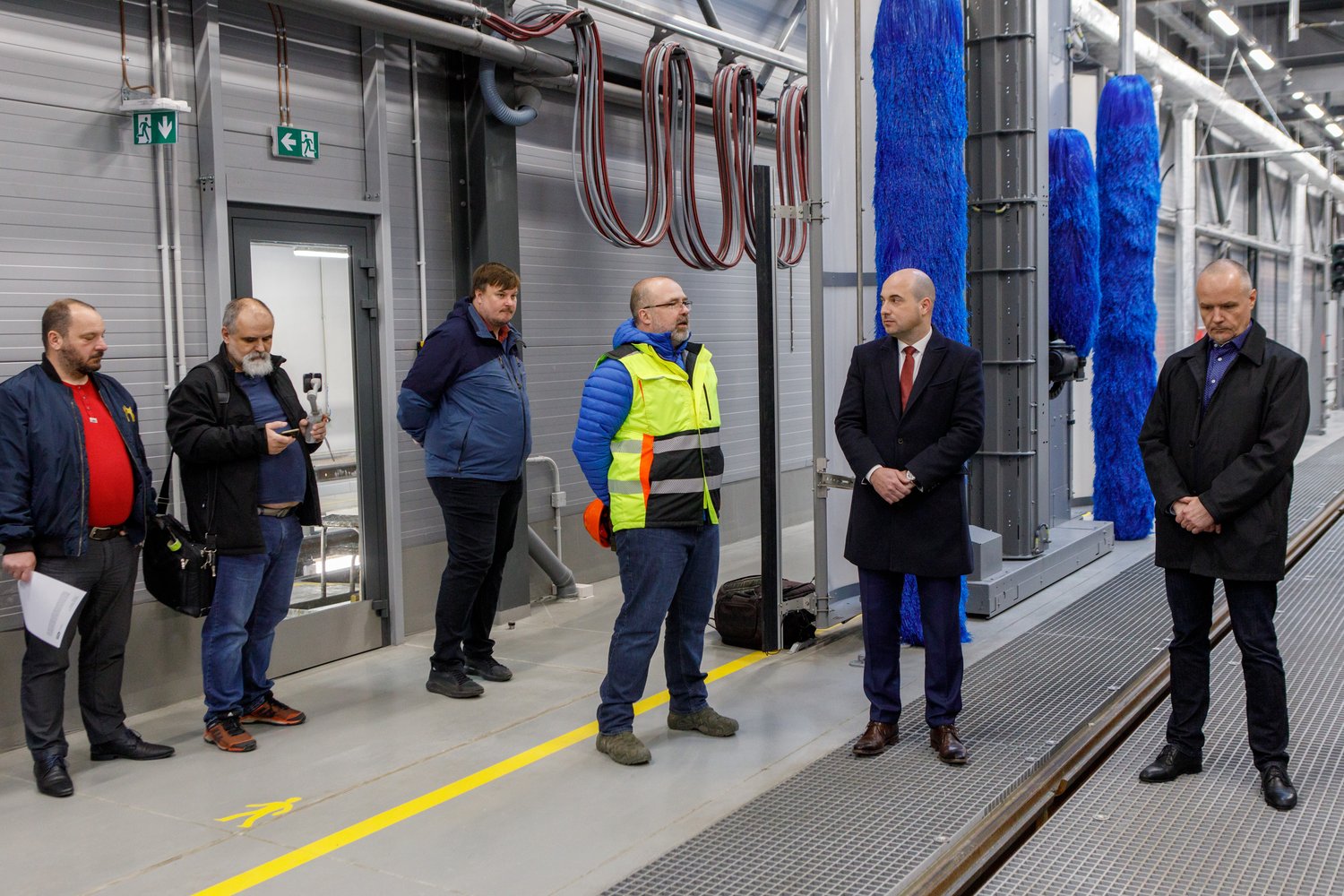 První hala nové Vozovny Slovany (foto: Vít Štaif, 7.4.2022)