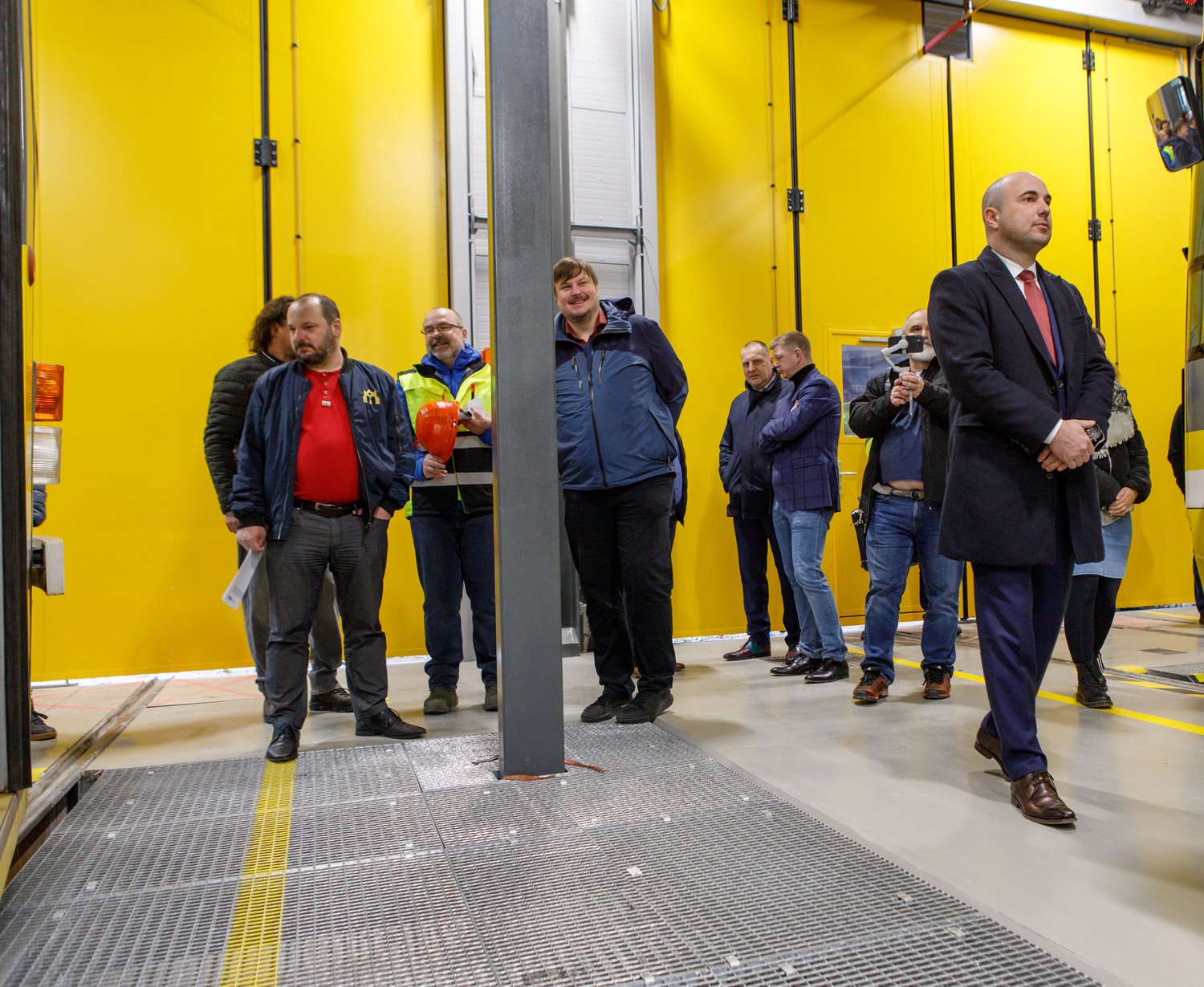 První hala nové Vozovny Slovany (foto: Vít Štaif, 7.4.2022)