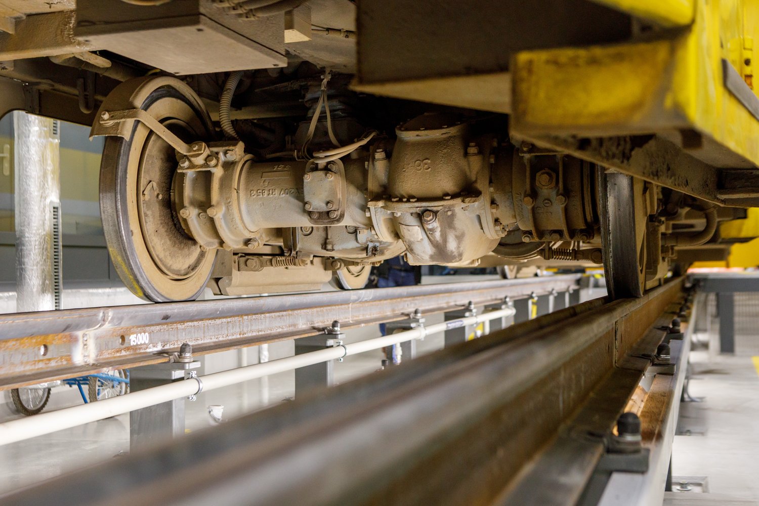 První hala nové Vozovny Slovany (foto: Vít Štaif, 7.4.2022)